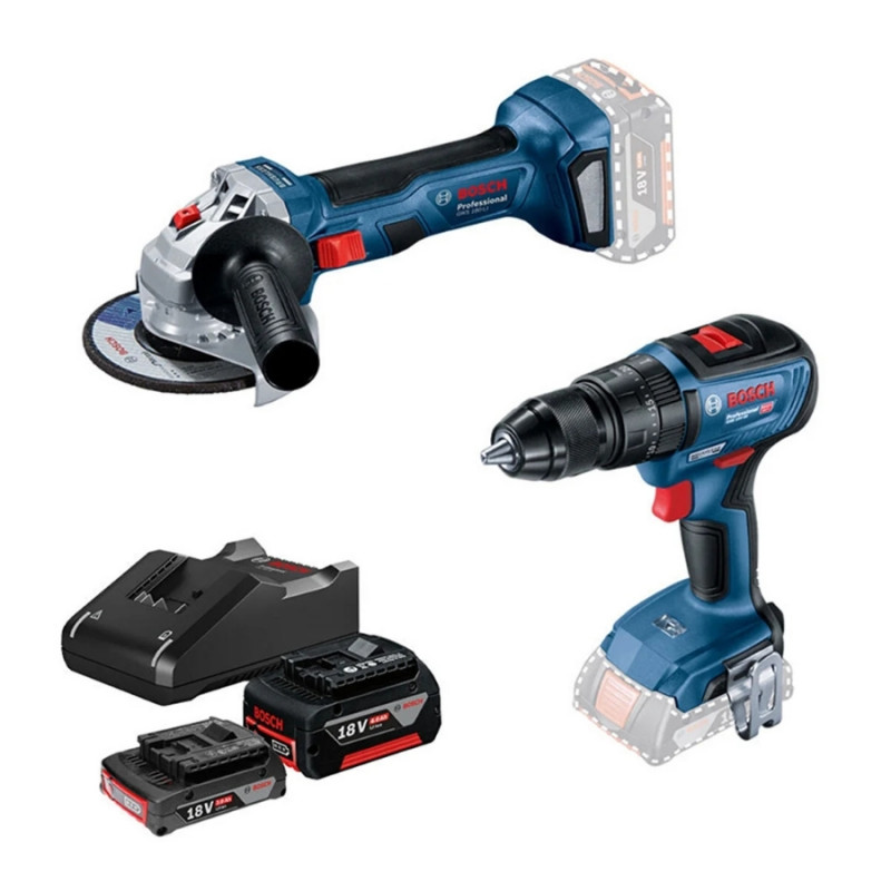 Bosch İkili Set - GWS 180-LI Akülü Taşlama + G...