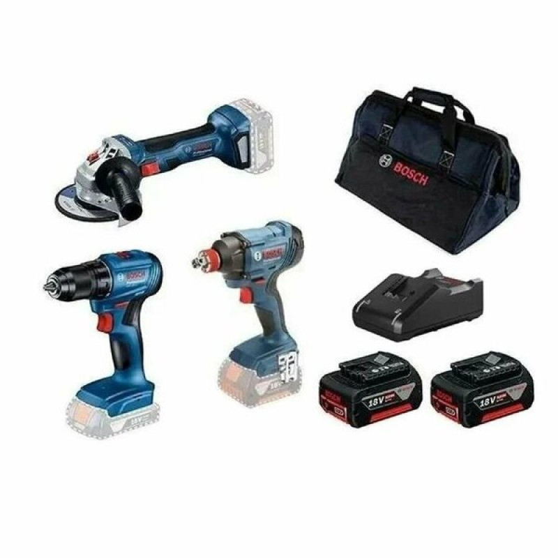 Bosch Üçlü Set - GSR 185 LI + GDX 180 LI + GWS ...