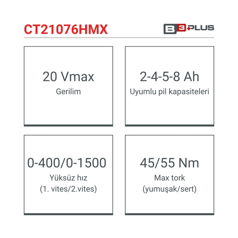 Crown Akülü Vidalama 20V-Solo - CT21076HMX