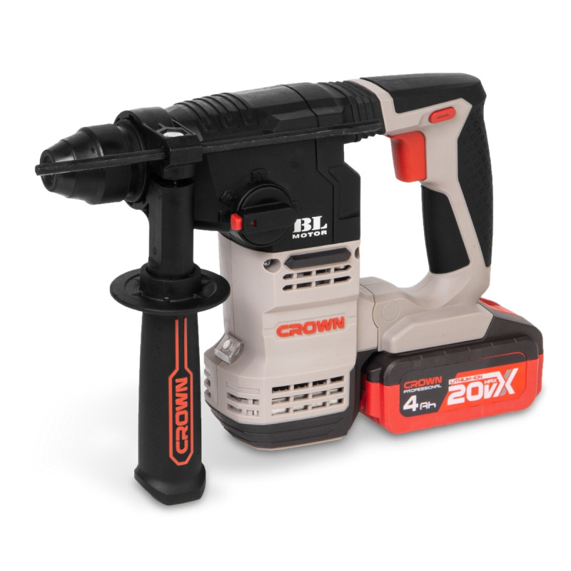 Crown Akülü Kırıcı-Delici SDS Plus 20V-4Ah CT... Crown Akülü Kırıcı-Delici SDS Plus 20V-4Ah CT...