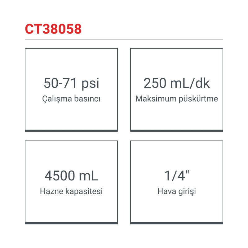 Crown Fasarit Tabancası - CT38058
